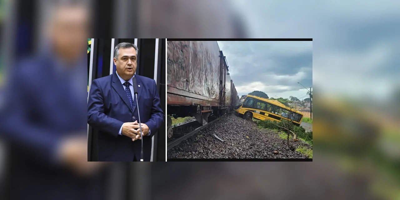 Beto Preto propõe mudança na Lei de Ferrovias, após acidente entre ônibus da APAE e trem no Paraná