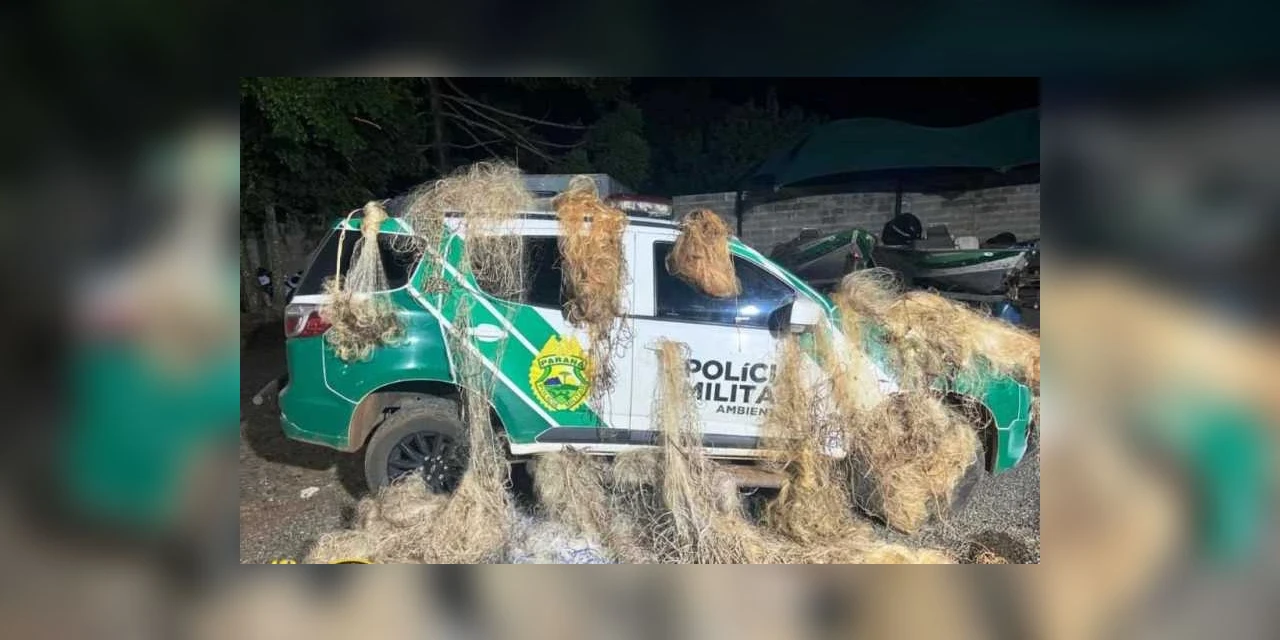 Força Verde apreende material usado para pesca predatória na região