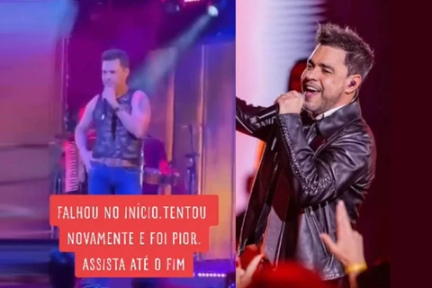 Voz de Zezé de Camargo falha no meio do show: "Nunca vivi isso na minha vida”