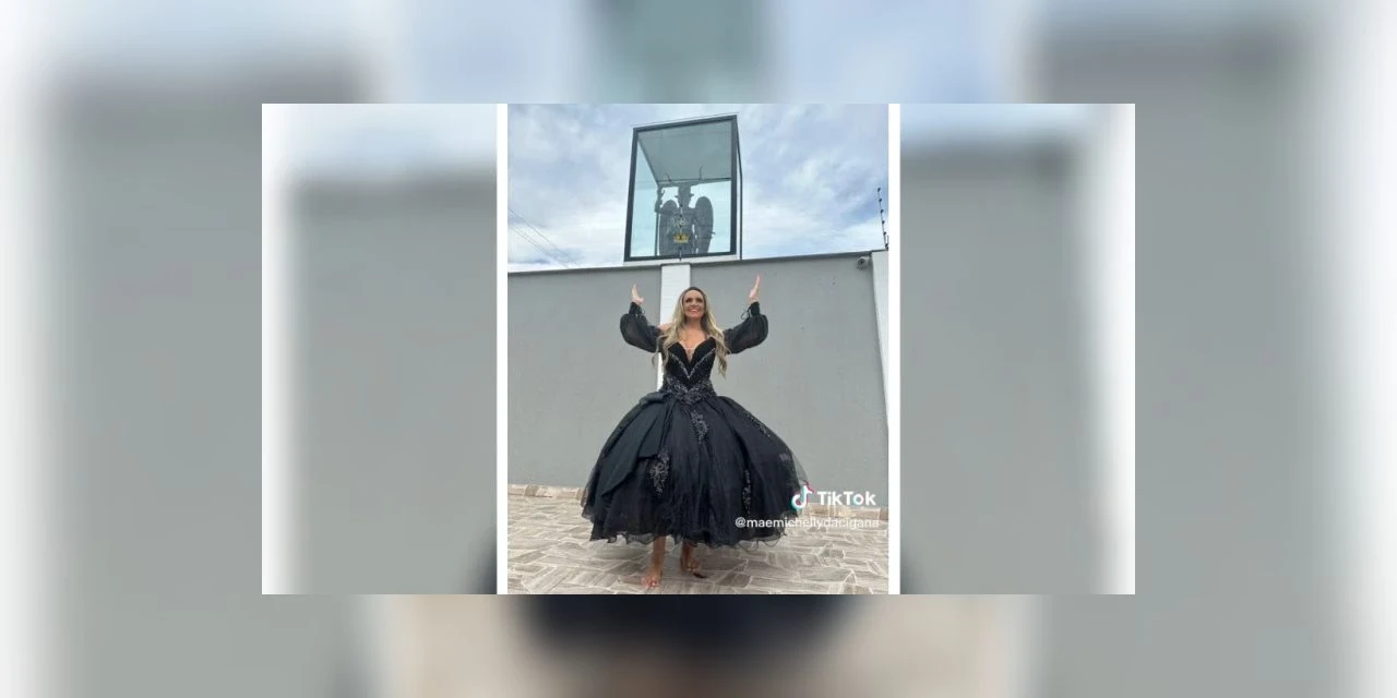 Dona de estátua sombria se pronuncia após imagem viralizar: “ele é o senhor dos meus caminhos”