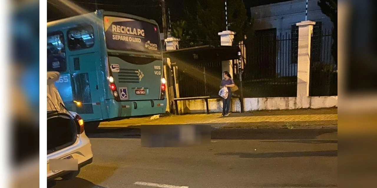 Homem morre atropelado por ônibus em Ponta Grossa