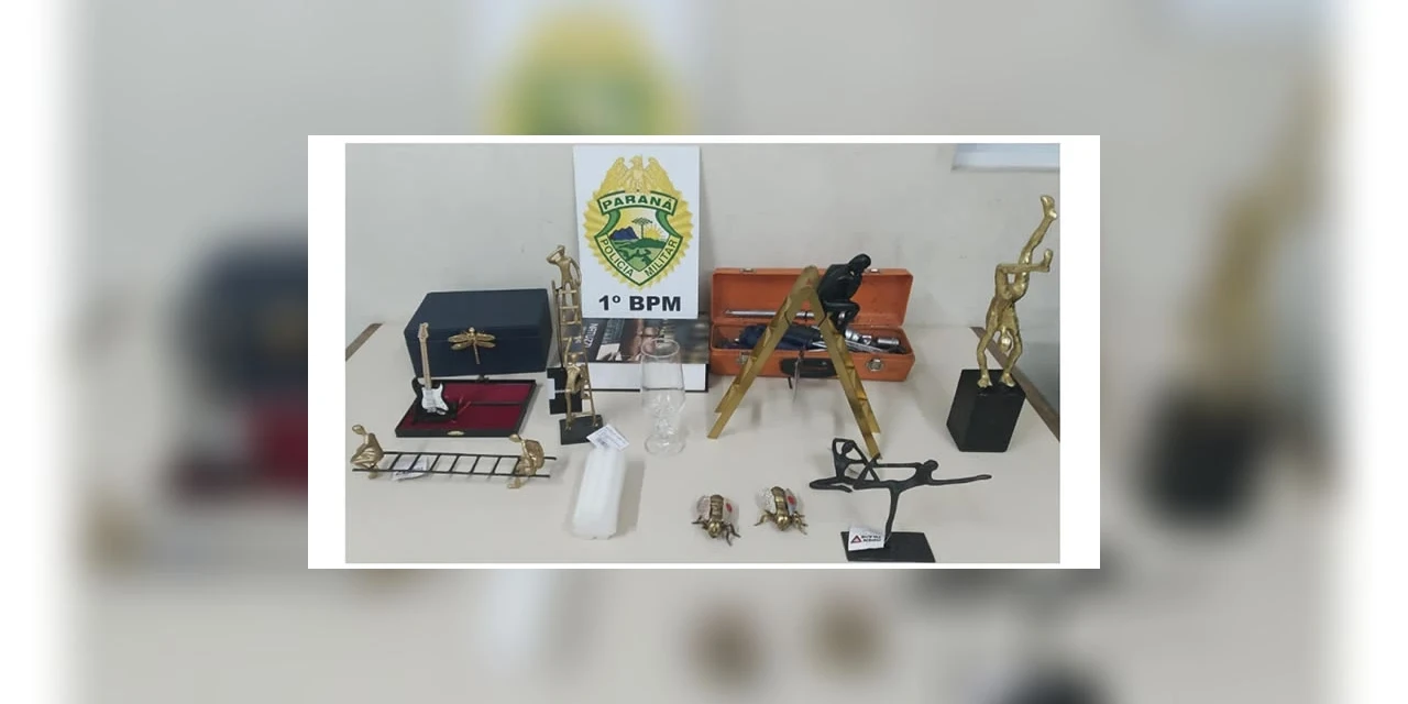 Dupla é presa após roubo em comércio de Ponta Grossa