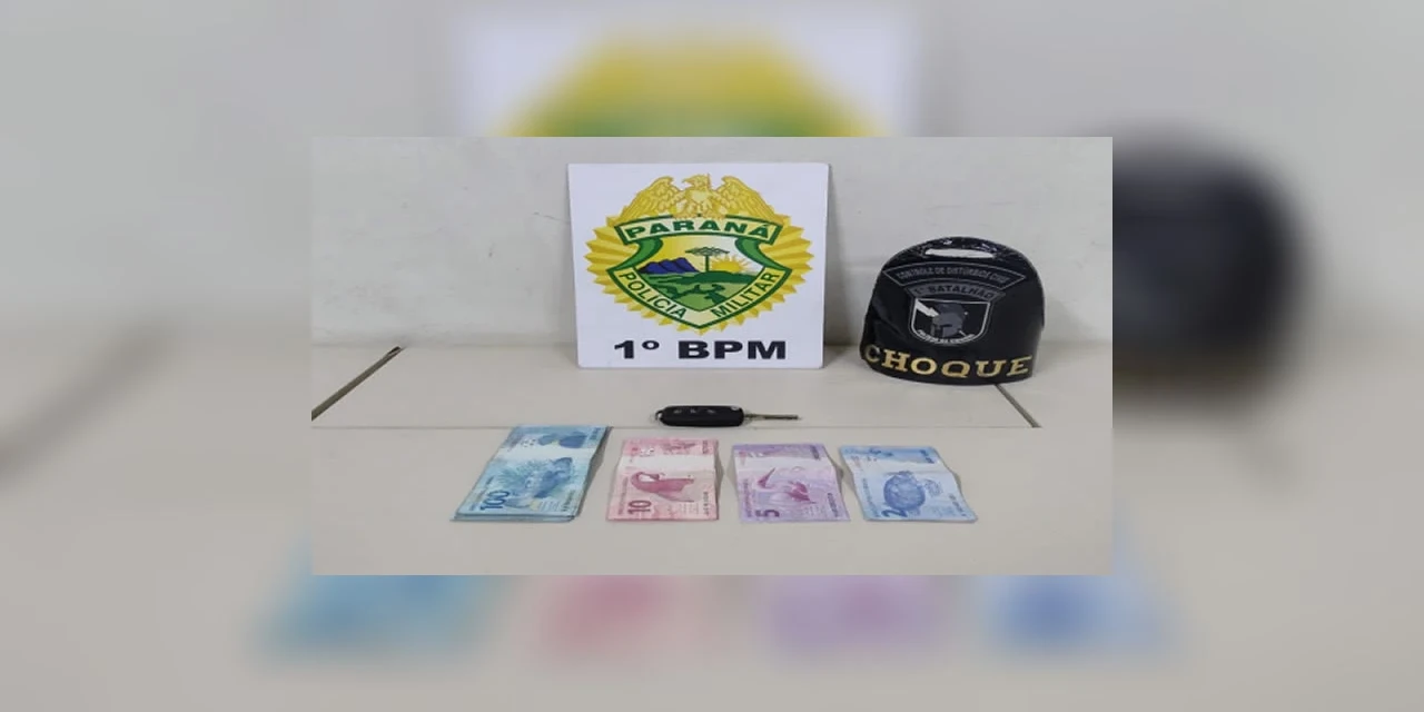 PM detém suspeito de assalto a comércio em Carambeí