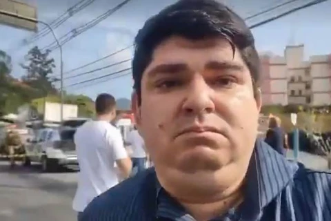 Repórter chora durante ataque a creche em Blumenau e encerra transmissão; veja!