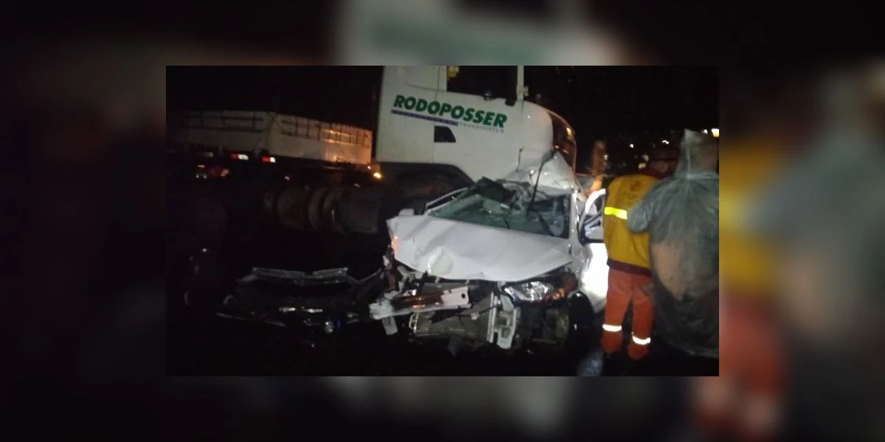 Mulher e criança morrem em grave acidente no Distrito Industrial, em PG