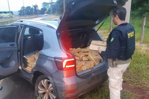 PRF apreende no Paraná quase 4 toneladas de maconha durante Operação Semana Santa
