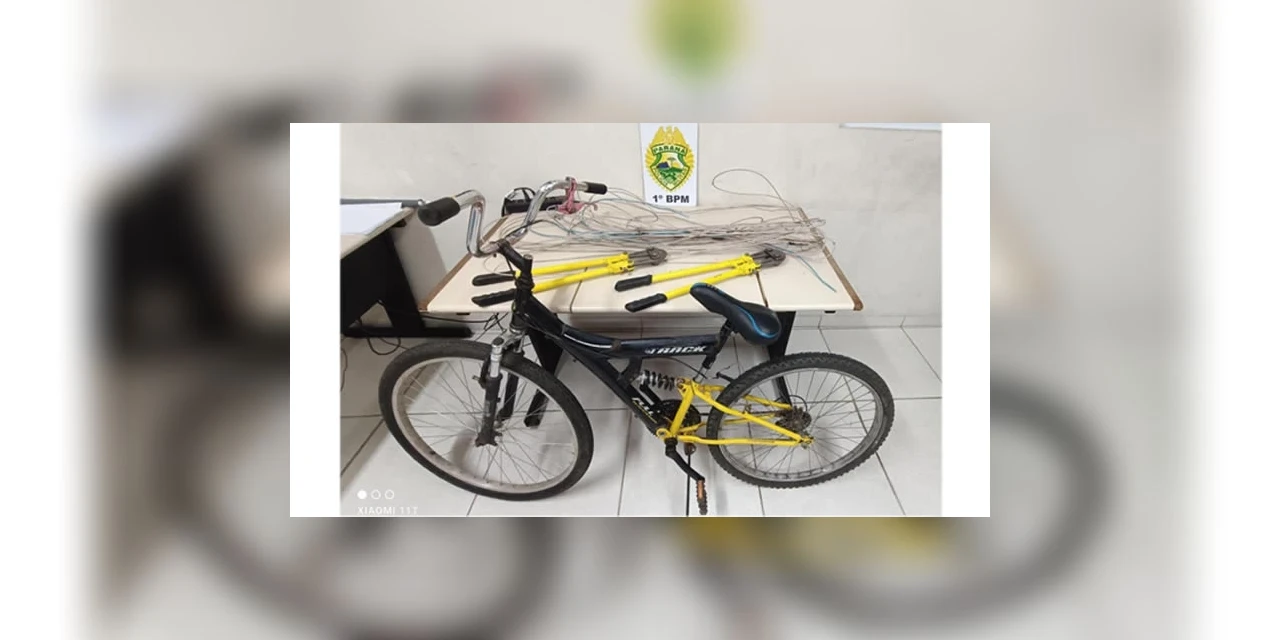 Homem é preso suspeito de furtar fiação, em Ponta Grossa