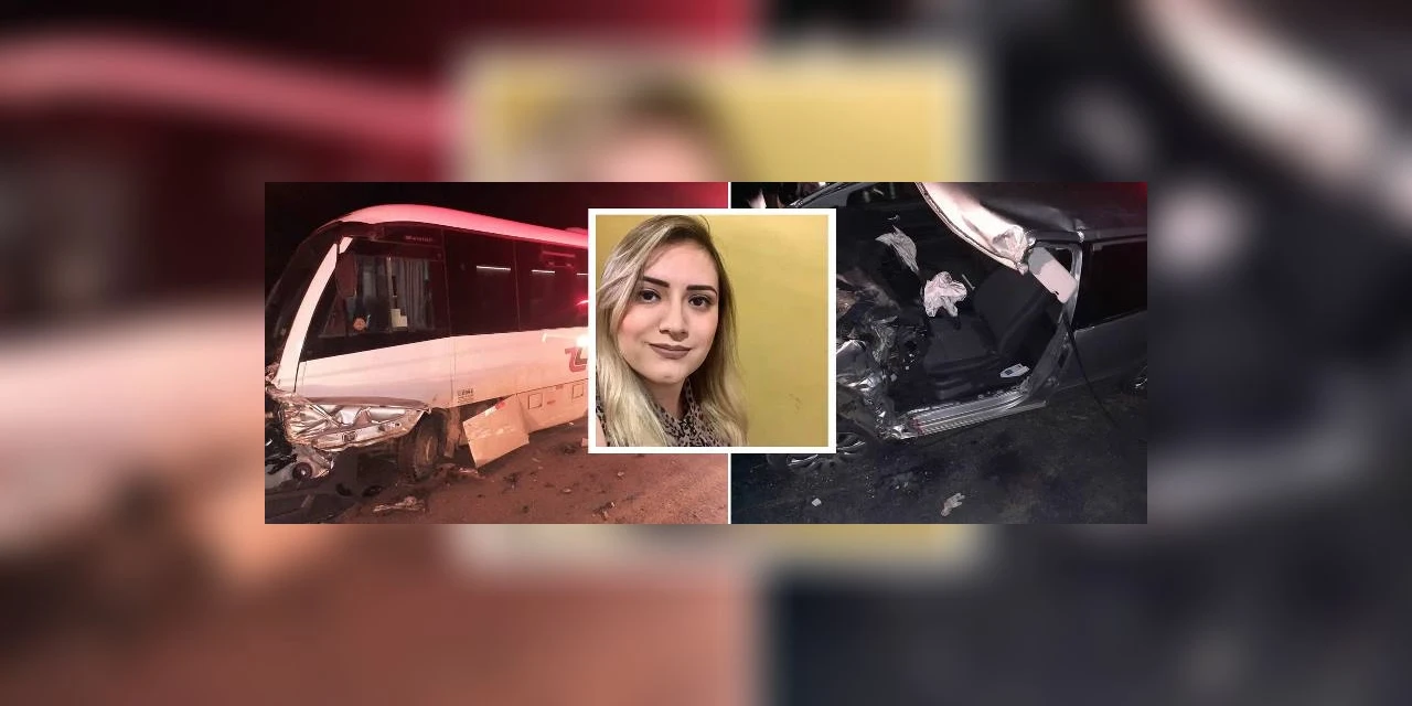 Enfermeira do SAMU morre após colisão entre ônibus e automóvel, em imbaú