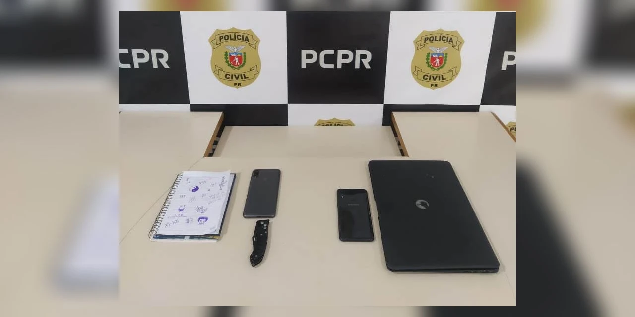 Polícia identifica adolescentes que faziam ameaças de ataques a escolas, em Castro