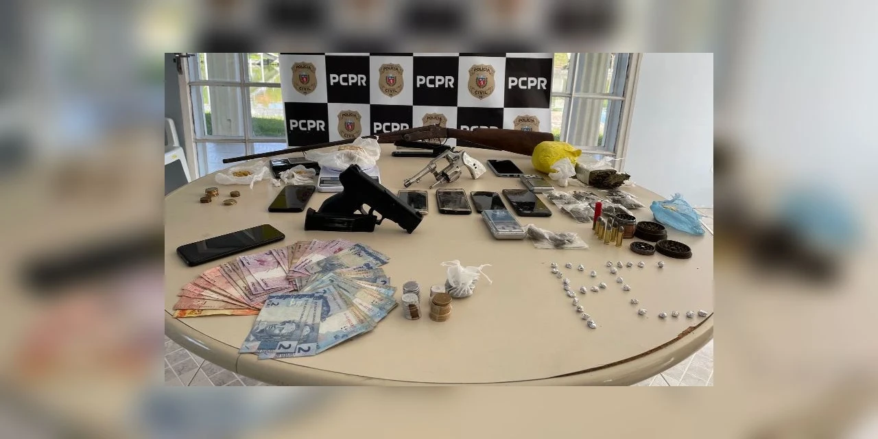 Operação da Polícia Civil mira tráfico de drogas em Carambeí