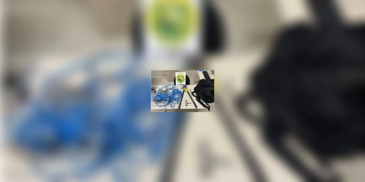 PM prende indivíduos por furto de fiação elétrica em bairro de PG