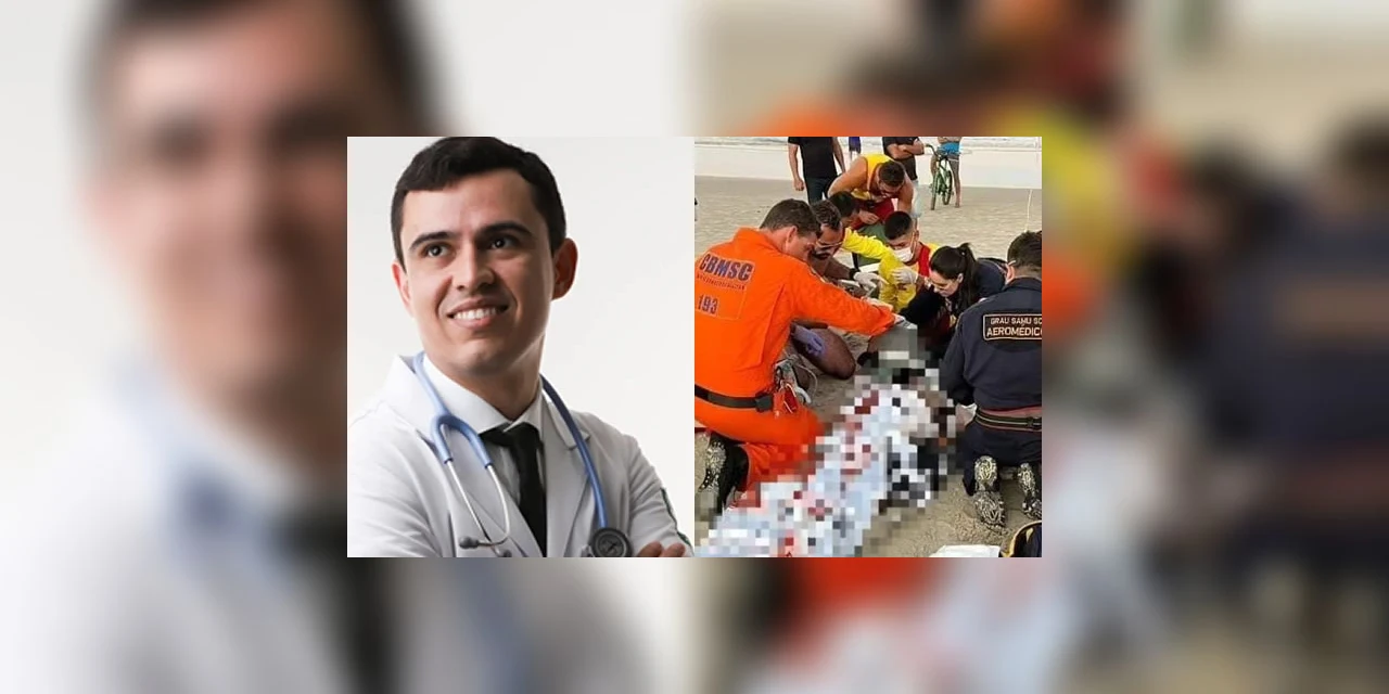 Médico de Maringá morre afogado em praia de SC
