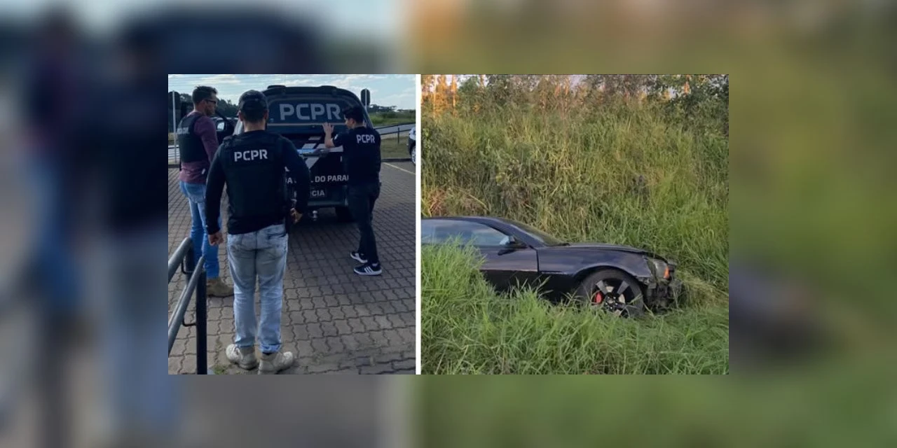 Policia Civil prende motorista que dirigia camaro e causou morte de idoso em Carambeí