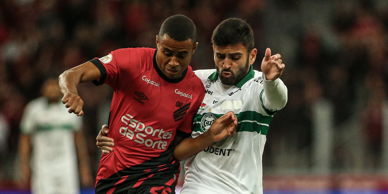 Coxa sai na frente, mas leva virada do Athletico; é a 6ª rodada do Brasileirão sem vencer