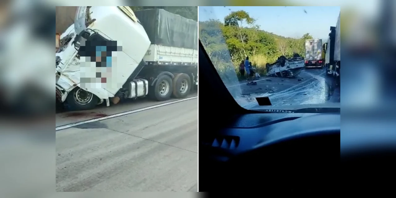 Caminhoneiro preso nas ferragens é esfaqueado e morto