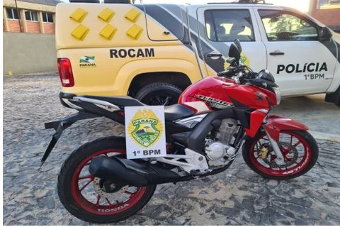 Jovem é detido com motocicleta adulterada na Vila Nova, em PG