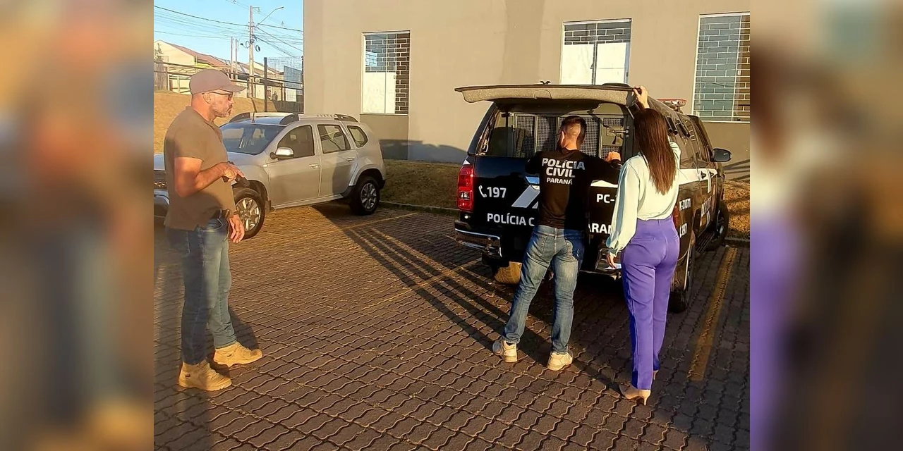 Polícia Civil prende homem que atirou na mulher em Castro