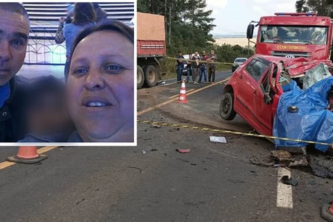 Casal que perdeu a vida em acidente em Teixeira Soares é identificado