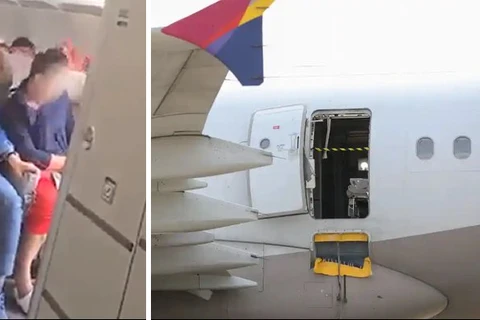 Vídeo: Passageiro abre porta de avião em pleno voo na Coreia do Sul