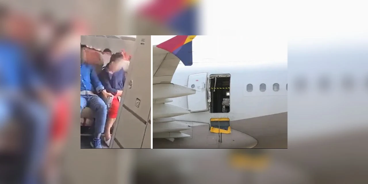 Vídeo: Passageiro abre porta de avião em pleno voo na Coreia do Sul