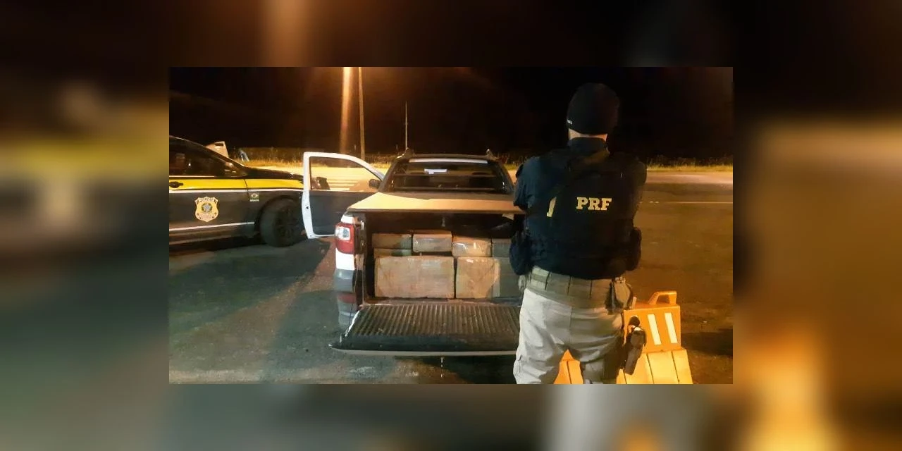 PRF apreende mais de meia tonelada de maconha na BR 277 em Porto Amazonas