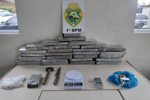 PM fecha ‘Boca de Fumo’ e apreende quase 20Kg de drogas, em PG