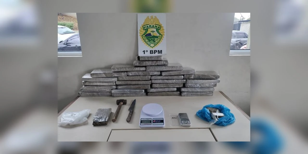 PM fecha ‘Boca de Fumo’ e apreende quase 20Kg de drogas, em PG