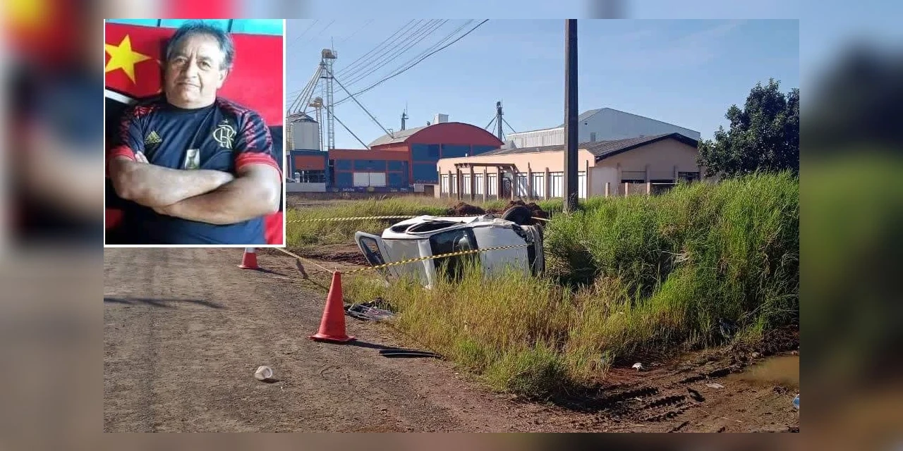 Homem morre após carro capotar na BR-153 em Imbituva