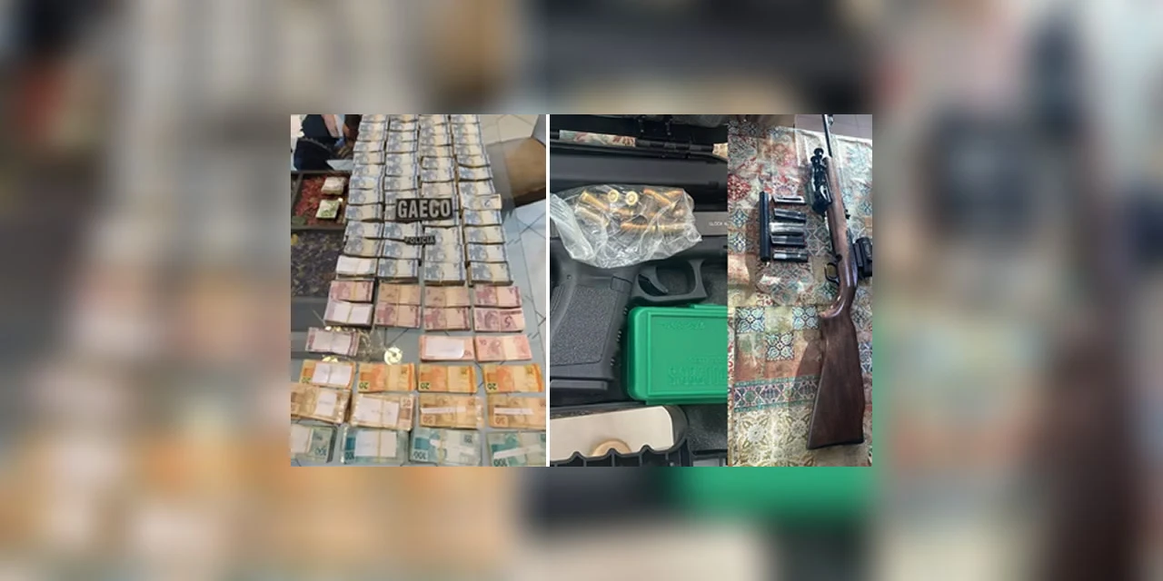 Operação do Gaeco apreende obras de arte, carros de luxo, armas e dinheiro