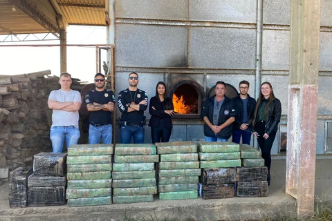 Polícia Civil de Palmeira realiza incineração de drogas