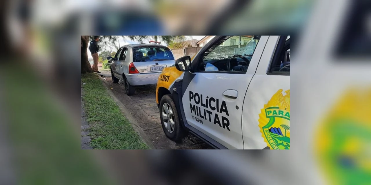 Veiculo roubado na madrugada em PG é recuperado pela PM