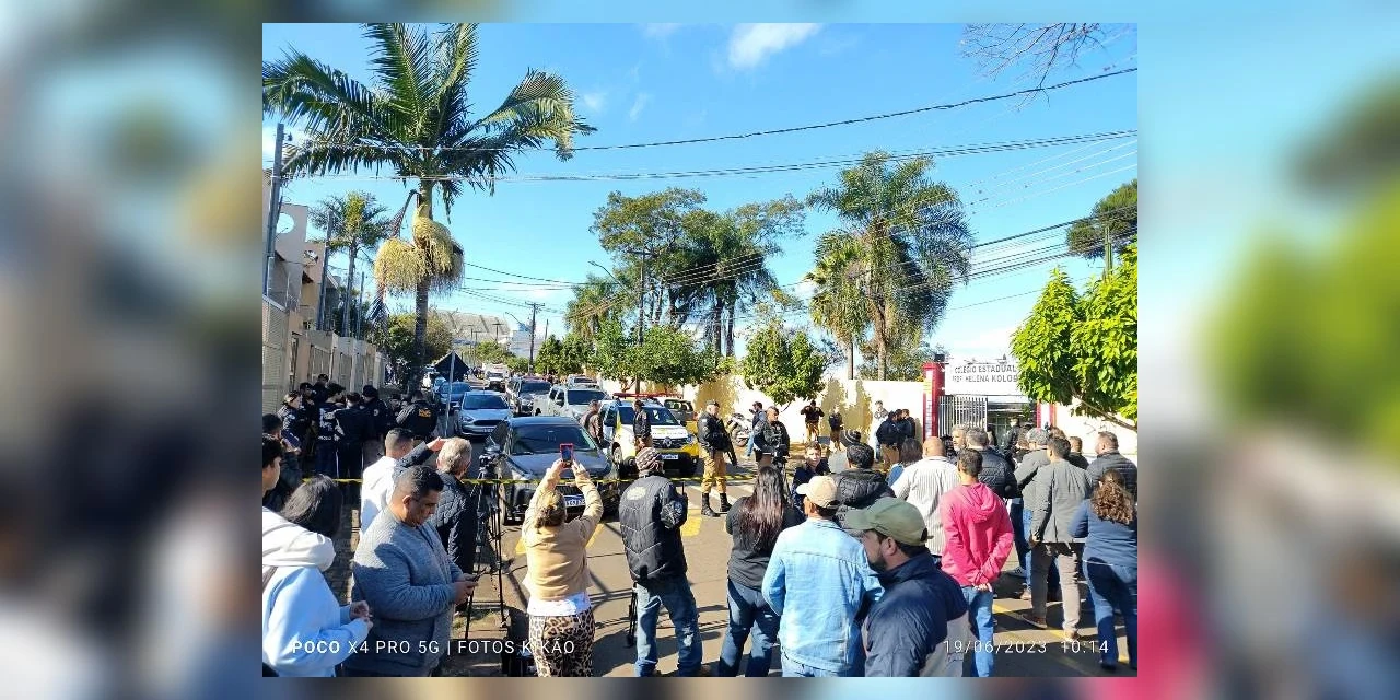Ex-aluno invade escola mata aluna de 16 anos e atira contra outro no Paraná