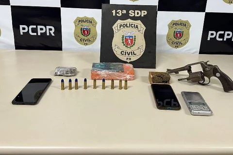 Adolescente é preso acusado de tráfico de drogas e tentativa de homicídio em PG