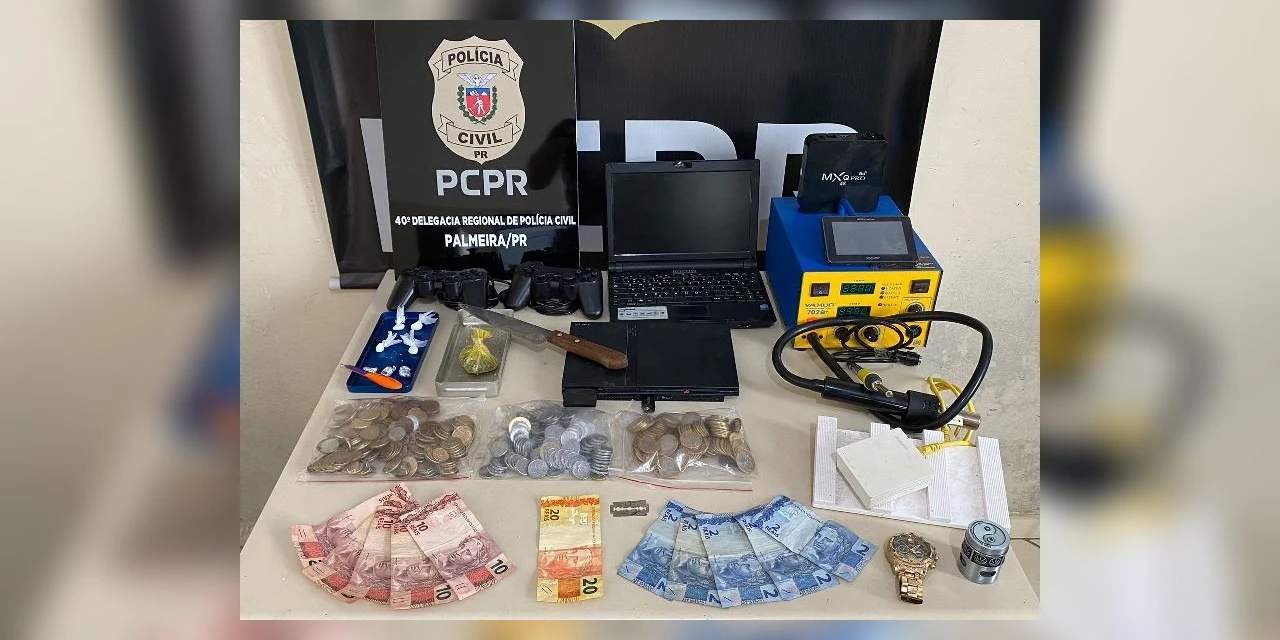 Suspeito de tráfico de drogas e receptação é preso em Palmeira