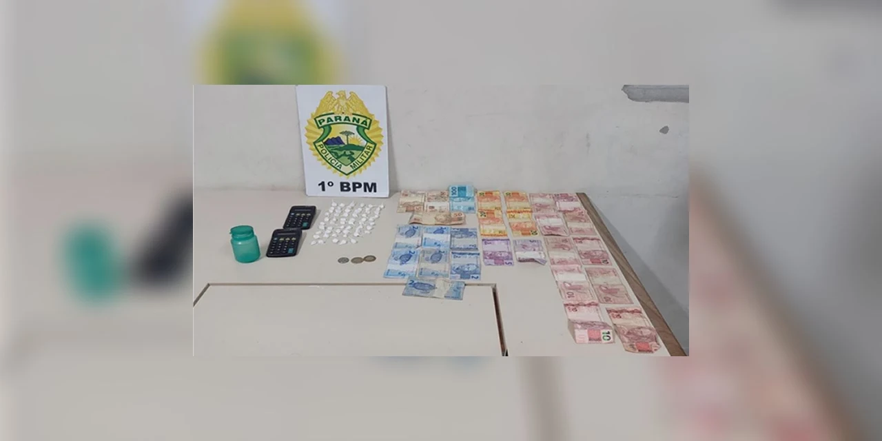 Trio é preso com 58 invólucros de cocaína em Ponta Grossa