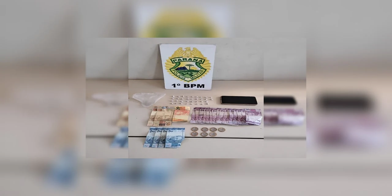 Após atitude suspeita, homem é preso com crack e dinheiro no Contorno, em PG