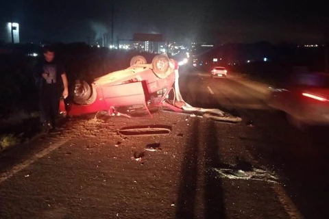 Motorista com mandado de prisão se envolve em acidente na BR-376 e acaba preso pela PRF