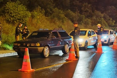 Policia Militar realiza "Operação Arrastão” em Ponta Grossa