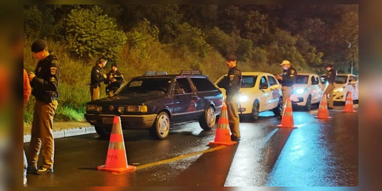 Policia Militar realiza "Operação Arrastão” em Ponta Grossa
