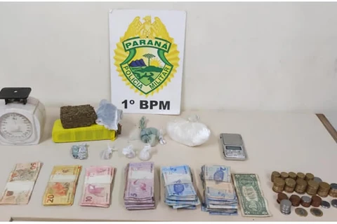 PG: Homem é preso por tráfico após apreensão de maconha, crack, cocaína e LSD em residência