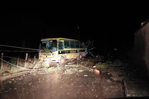 173 mil consumidores estão com o fornecimento de energia interrompido após temporal no PR