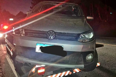 Acidente em Tibagi deixa duas pessoas com ferimentos