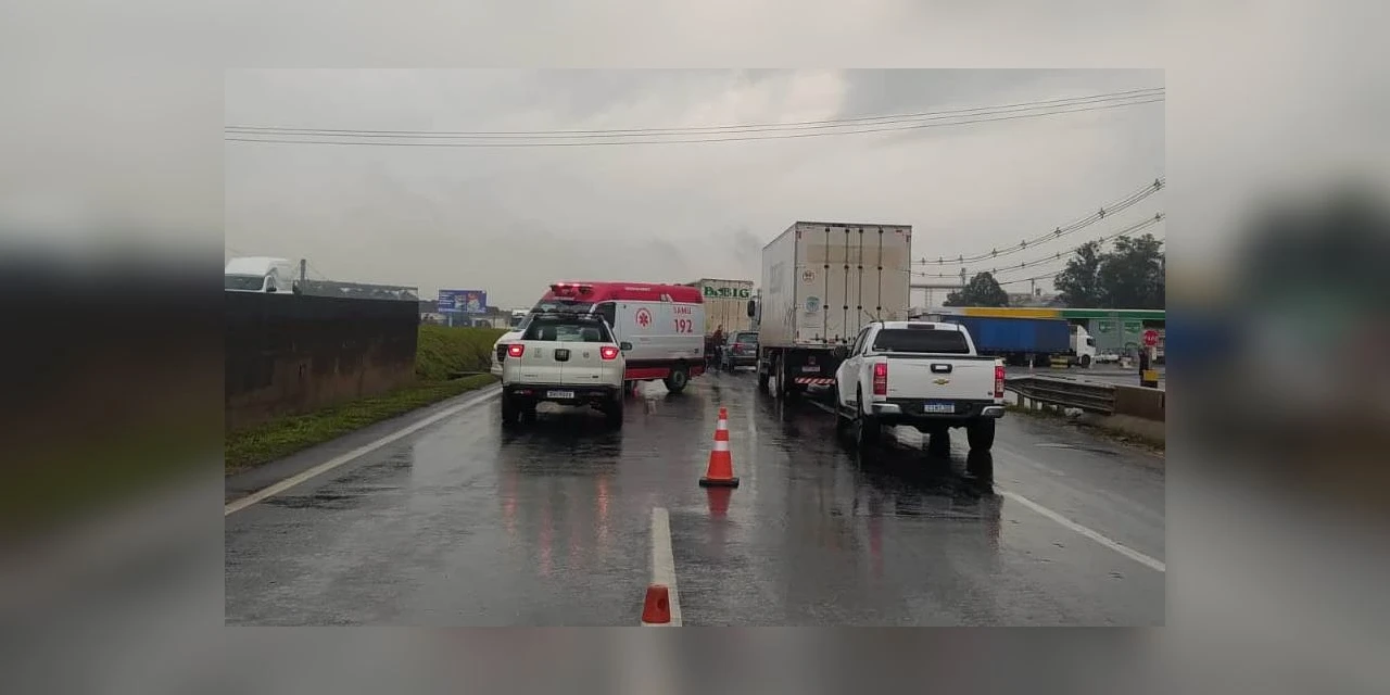 Idoso morre atropelado na BR-376, em Ponta Grossa