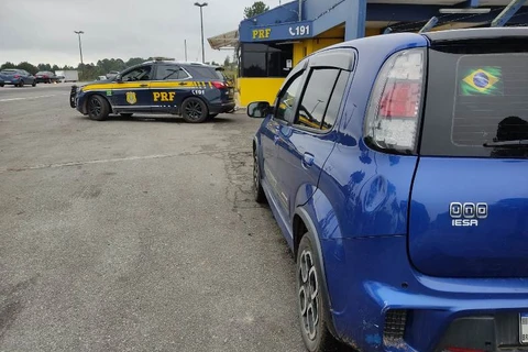 Fiat furtado no RS é recuperado na região; condutor foi preso