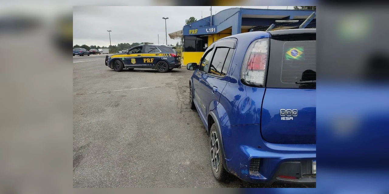 Fiat furtado no RS é recuperado na região; condutor foi preso