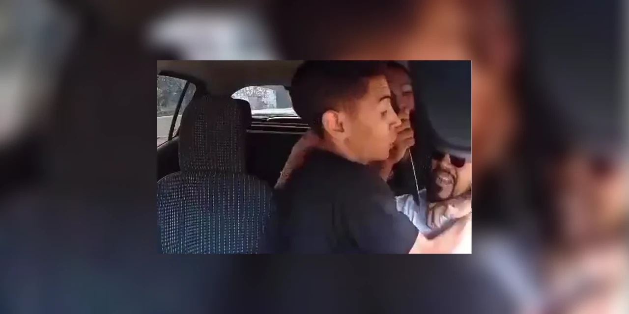 Vídeo mostra motorista de aplicativo sendo atacado durante assalto