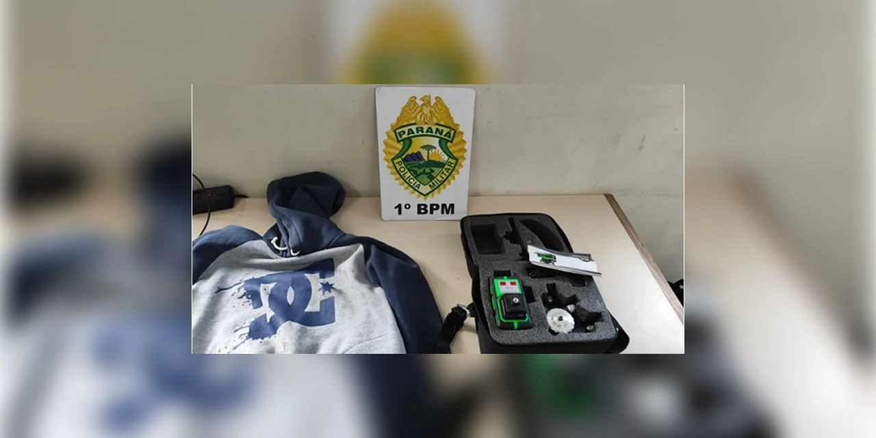 Dupla é presa após furto de veículo em Ponta Grossa; outro suspeito está foragido