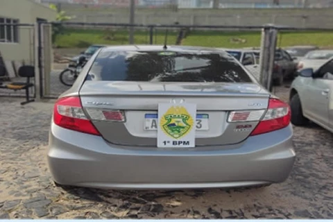 PM recupera veiculo furtado em PG