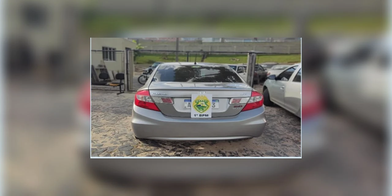 PM recupera veiculo furtado em PG