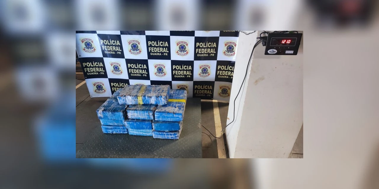 PF, BPFRON e o BOPE apreenderam 121 kg de drogas durante operação no Rio Paraná